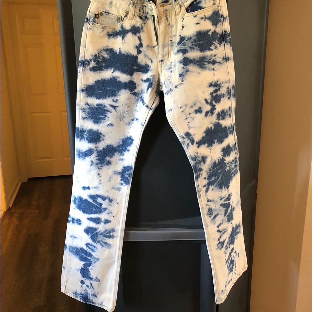 Bleached jeans
